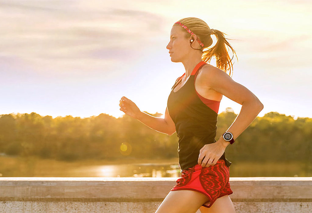woman running