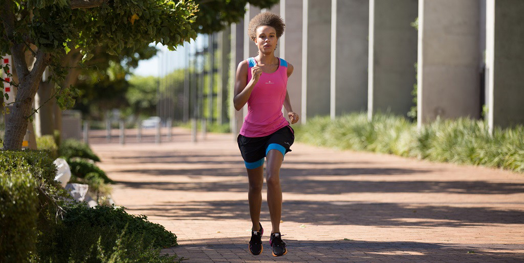 A Woman on a run 